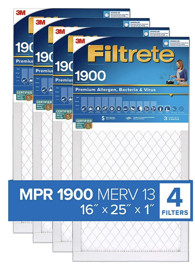 Filtrete 16x25x1 MPR 1900 (MERV 13)